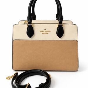 Kate Spade Black and Tan Satchel